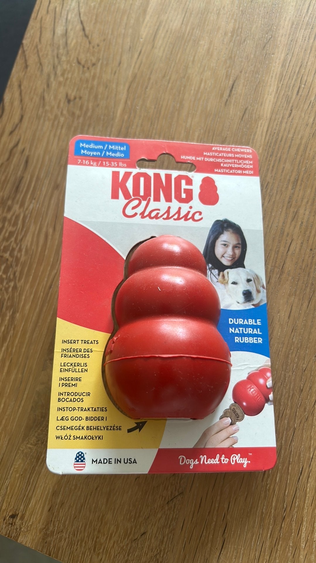 Kong classic, Dieren en Toebehoren, Ophalen, Zo goed als nieuw, Kong