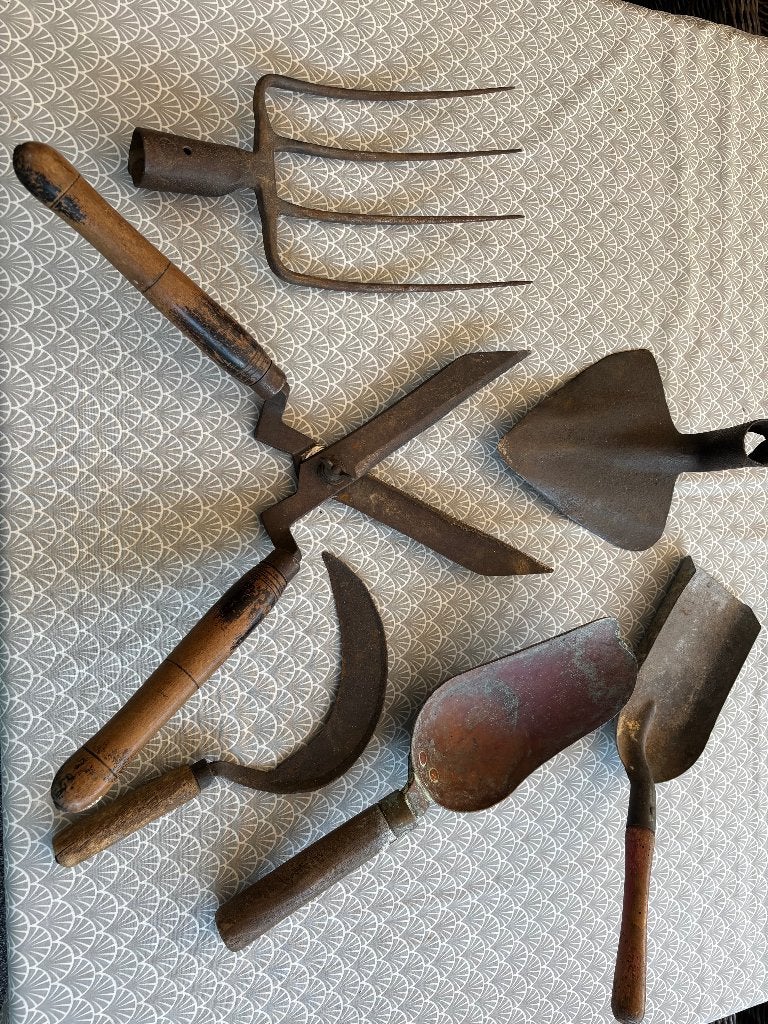 Antiek tuingereedschap, Antiek en Kunst, Antiek | Gereedschap en Instrumenten, Ophalen of Verzenden