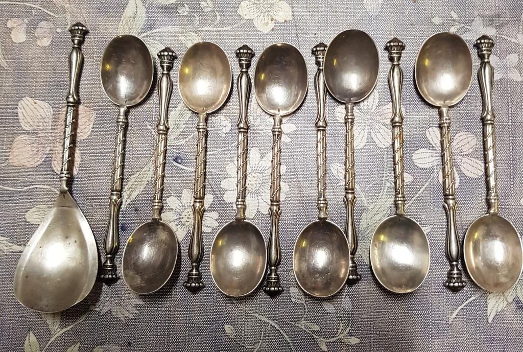 Zilveren koffielepeltjes., Ophalen of Verzenden, Zilver