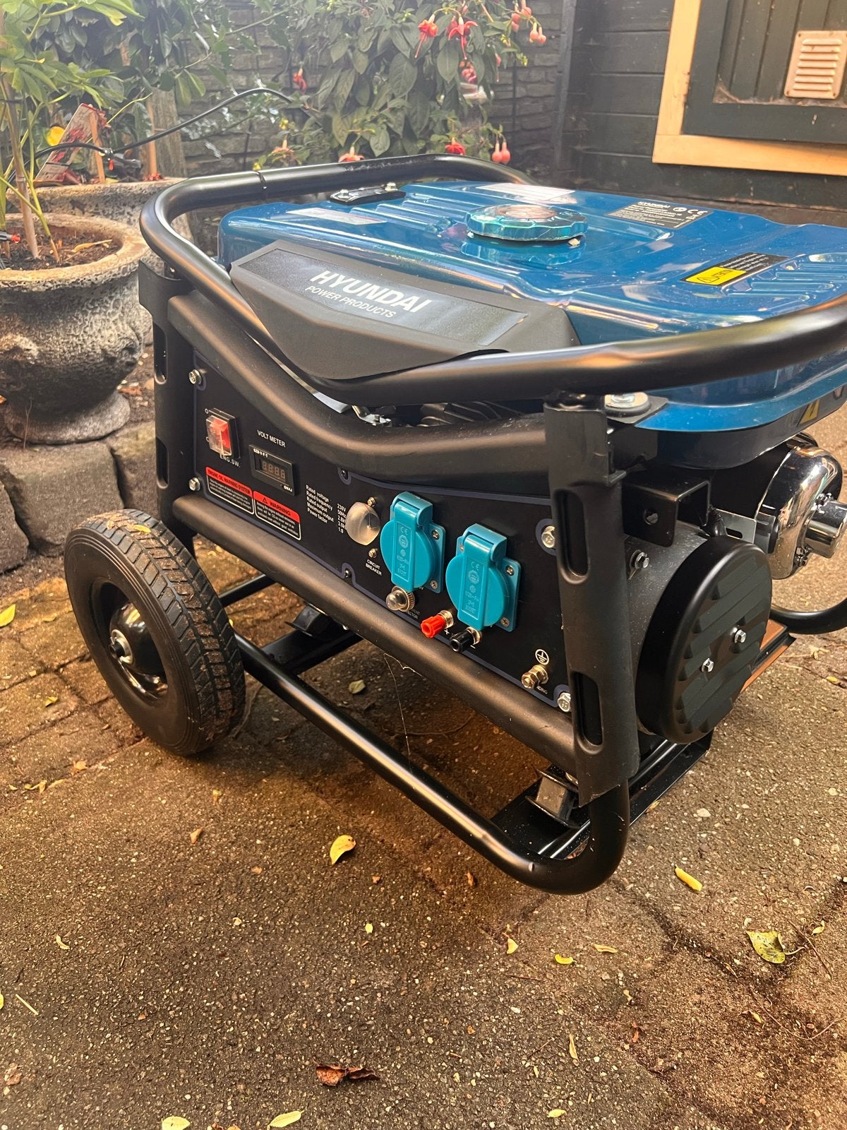 Hyundai Benzine Generator 55059FF - werkelijk nieuw, Ophalen, Benzine, Zo goed als nieuw, Minder dan 5 kVA