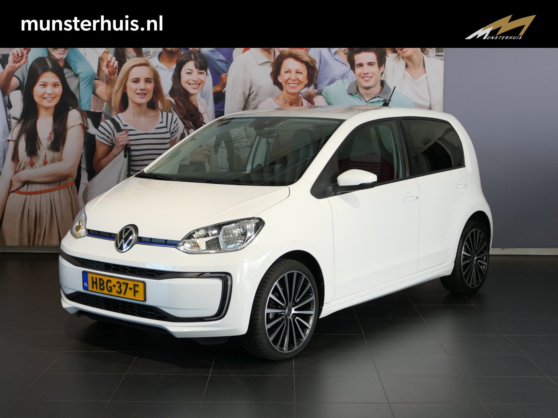 Volkswagen e-Up! e-up - SOH 94% - Stoelverwarming - Elektris, Auto's, 83 pk, Stof, 260 km, 43 min