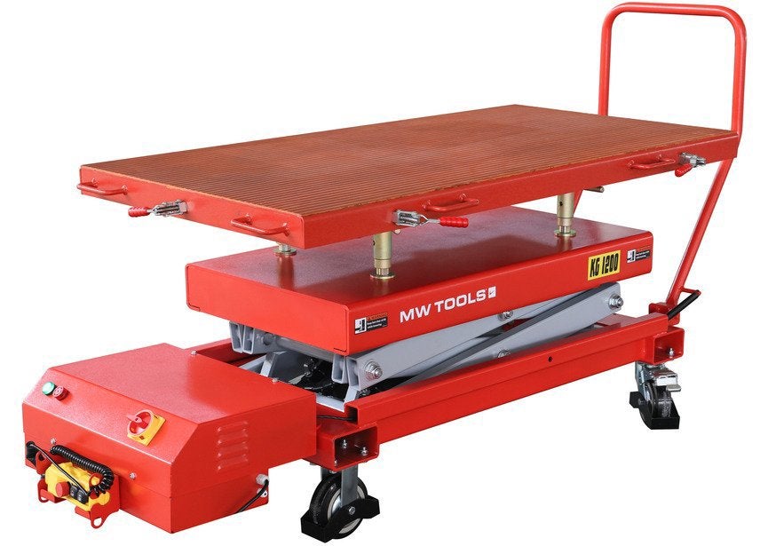 Elektrische verrijdbare heftafel 1200 kg - 230V MW Tools, Ophalen, Nieuw