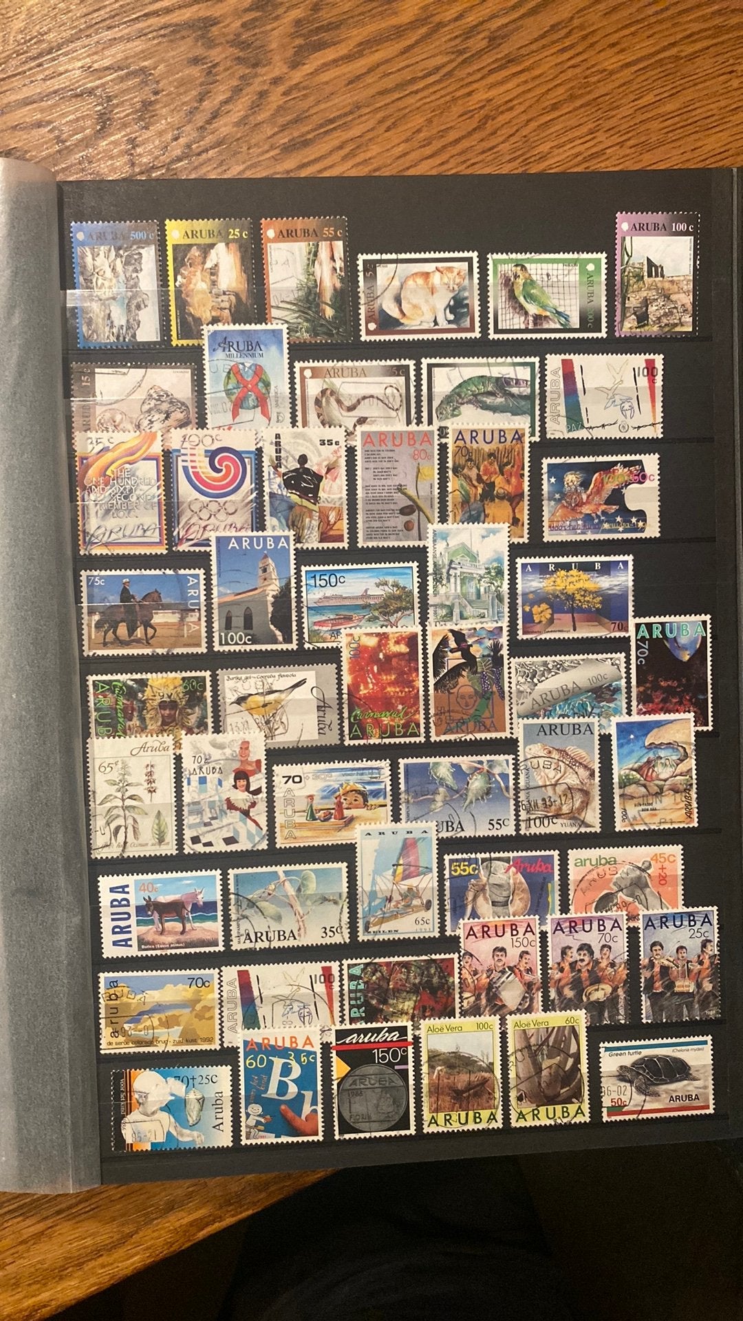 Kavel div postzegels aruba, Postzegels en Munten, Ophalen of Verzenden, Buitenland
