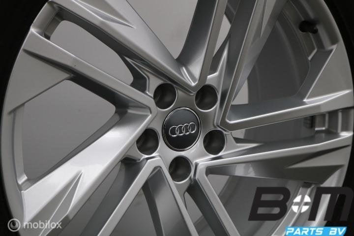 Org 20 inch velgen + banden Audi Q7 4M 4M0601025BQ, Auto-onderdelen, Gebruikt, 285 mm, Banden en Velgen