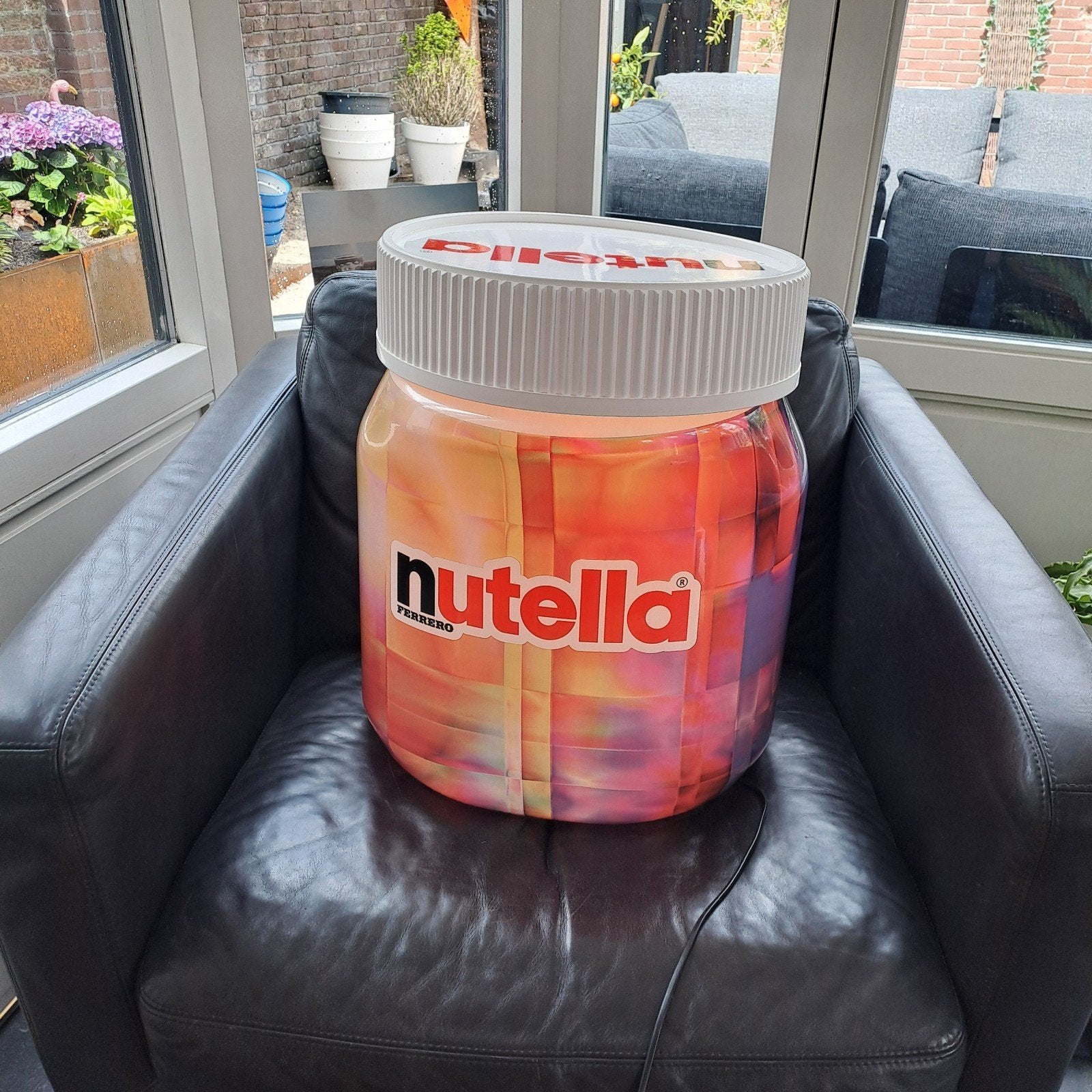 Nutella reclamebord lichtbak 52x42cm, Verzamelen, Ophalen, Zo goed als nieuw, Reclamebord