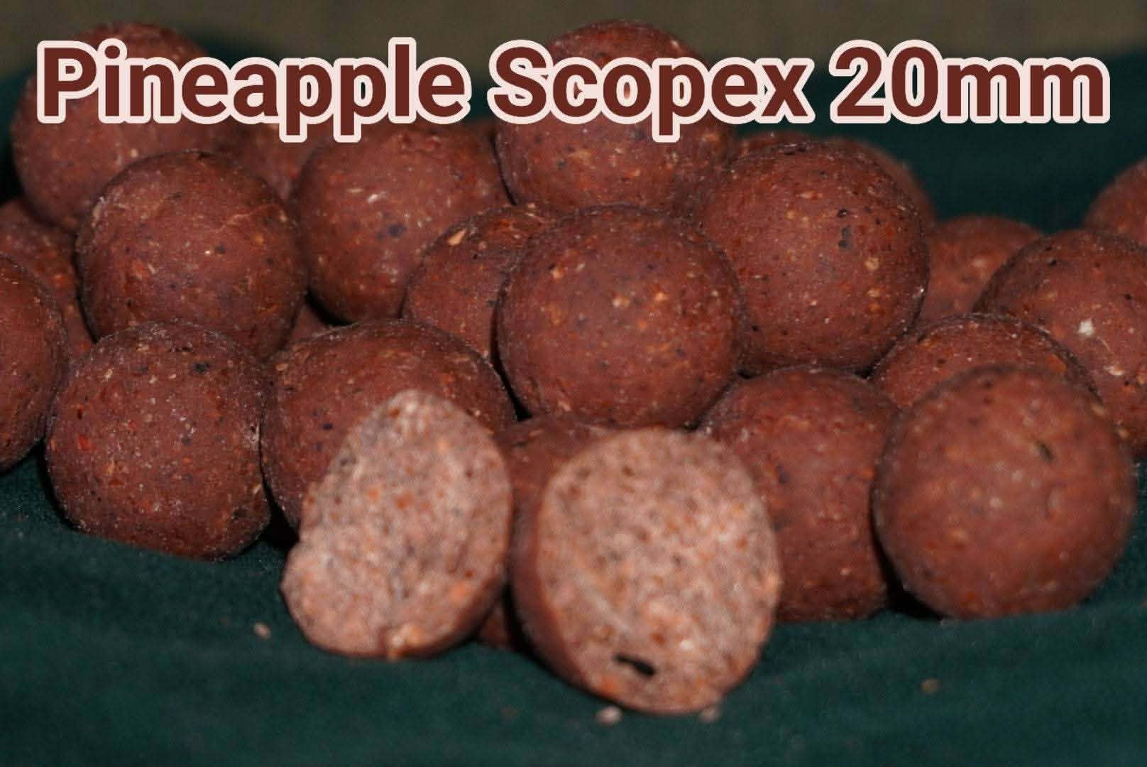 Pineapple Scopex boilies 20mm, Watersport en Boten, Ophalen of Verzenden, Nieuw, Overige typen
