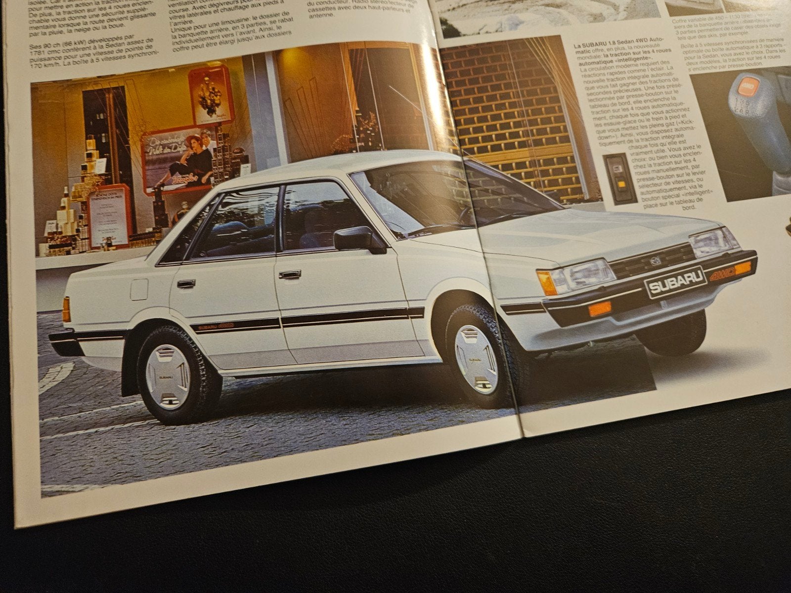 Brochure Subaru 1800 4WD 1985, Ophalen of Verzenden, Zo goed als nieuw, Overige merken