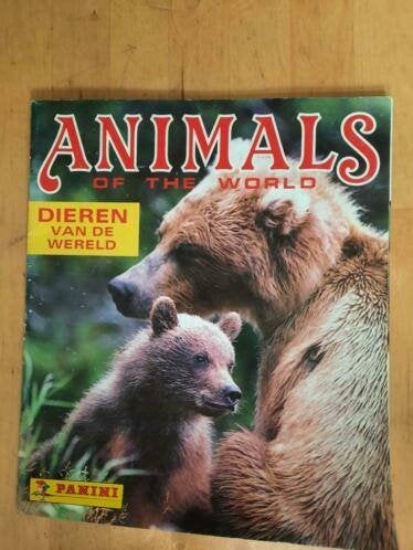 PANINI - DIEREN VAN DE WERELD - PLAATJESALBUM, Ophalen of Verzenden, Zo goed als nieuw