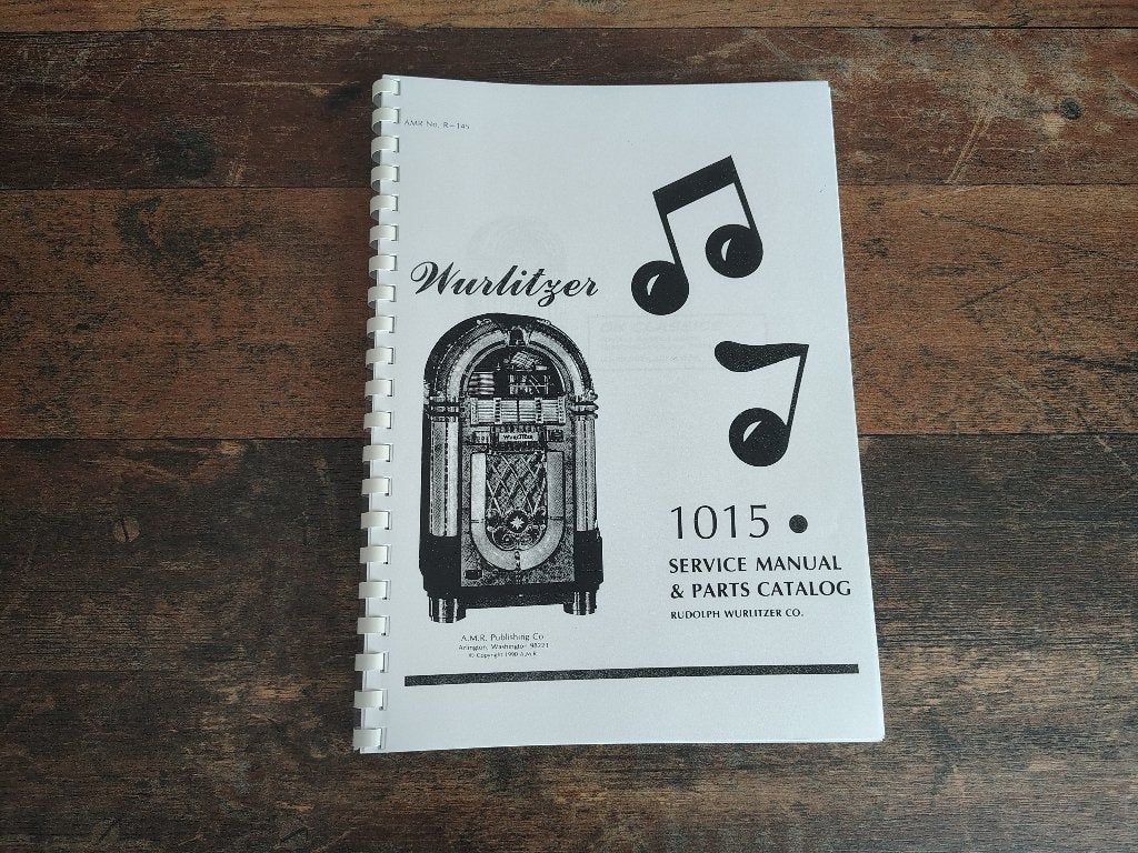 Service Manual: Wurlitzer 1015 (1946) jukebox nieuw !!, Verzamelen, Automaten | Jukeboxen, Verzenden, Nieuw, 1950 tot 1960, Seeburg