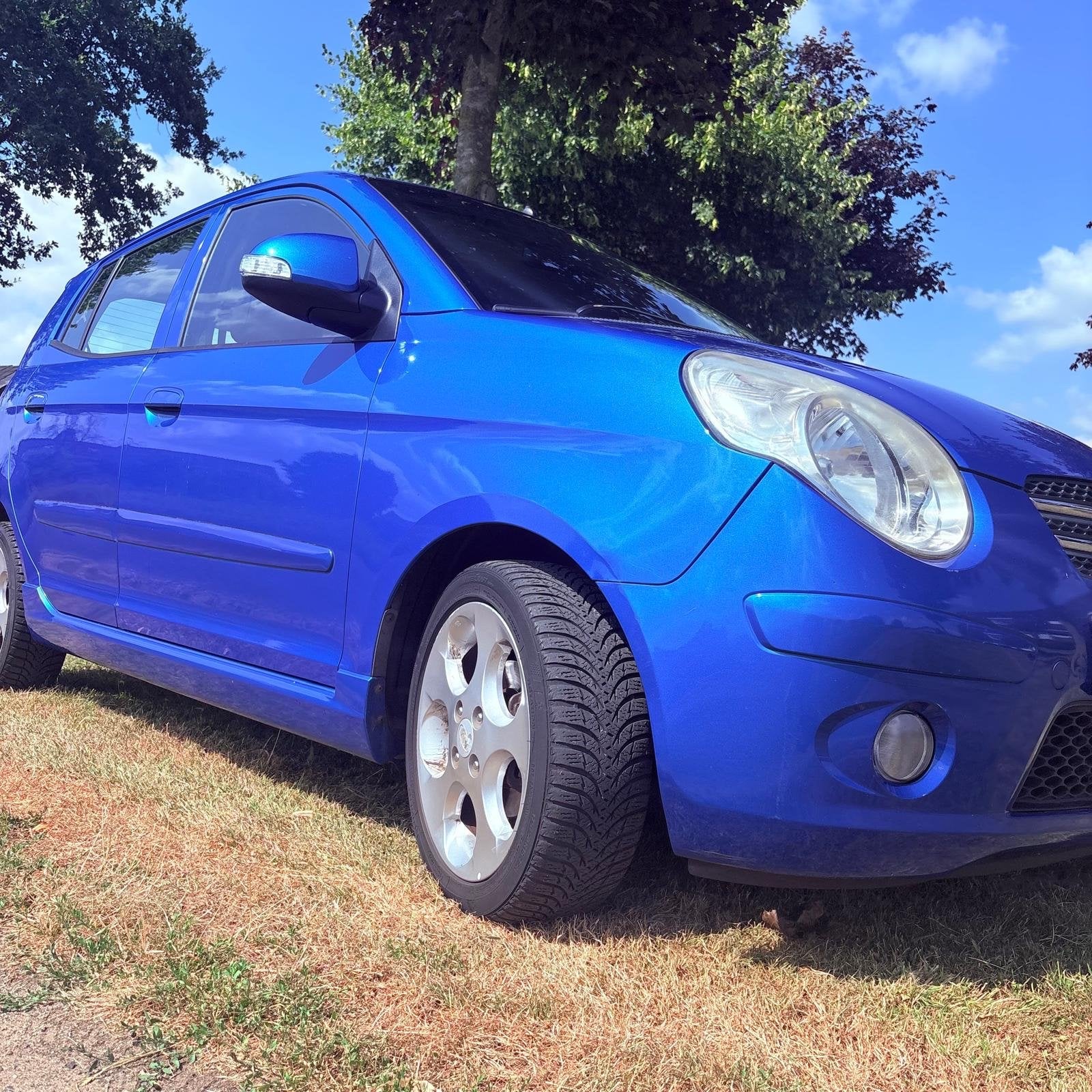Kia Picanto 1.1 2008 Blauw, Auto's, 4 cilinders, Bedrijf, Handgeschakeld, 19 km/l