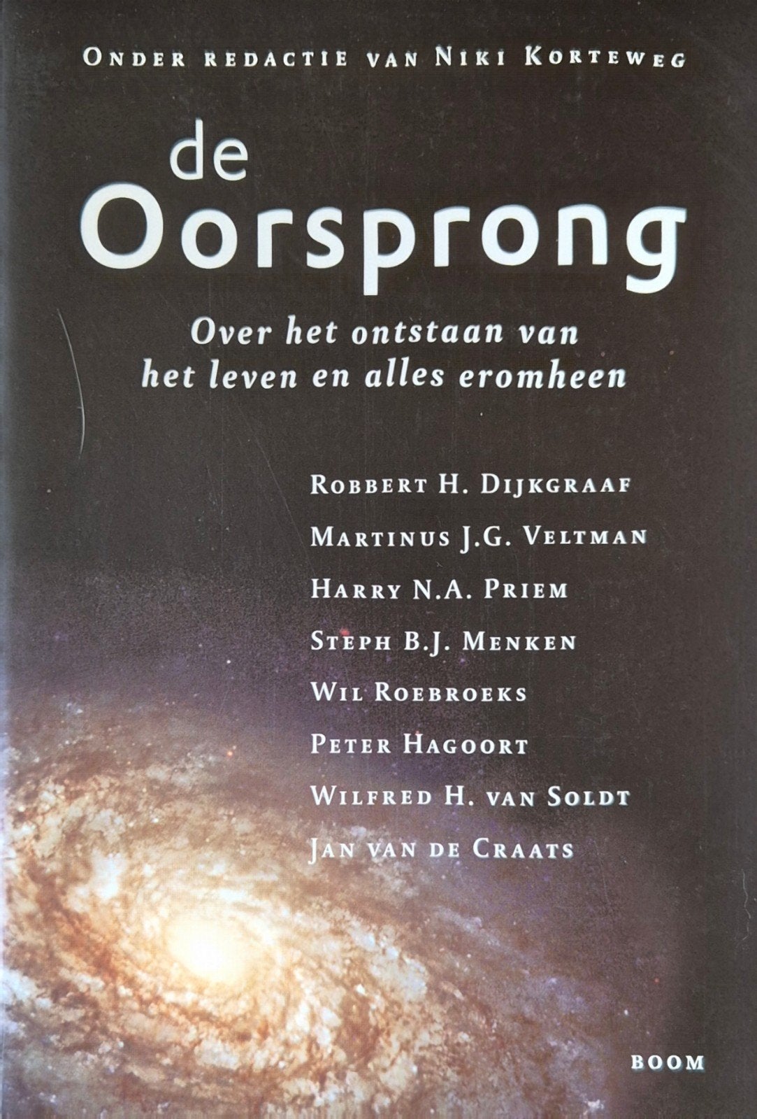 De Oorsprong: Over het ontstaan van het leven Korteweg, Ophalen of Verzenden, Nieuw, Niki Korteweg (redactie), Robbert H. Dijkgraaf e.a.