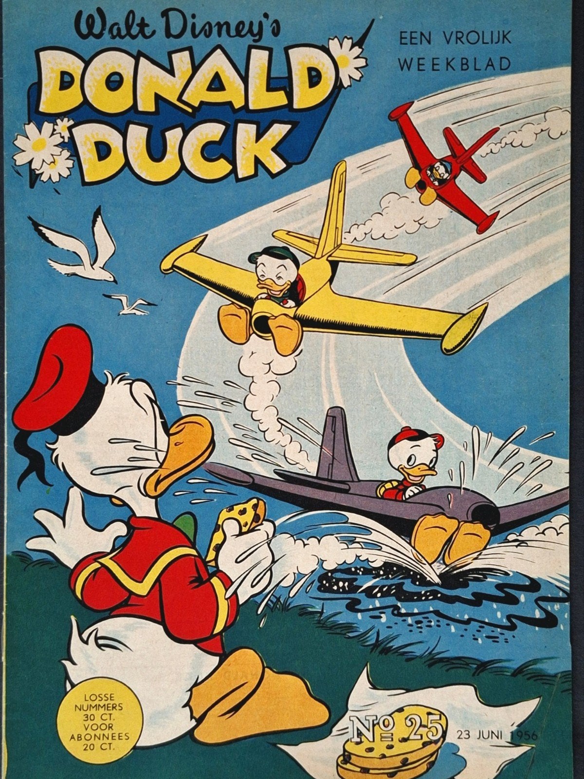 Donald Duck 1956 nr. 15, Boeken, Eén stripboek, Ophalen of Verzenden, Zo goed als nieuw