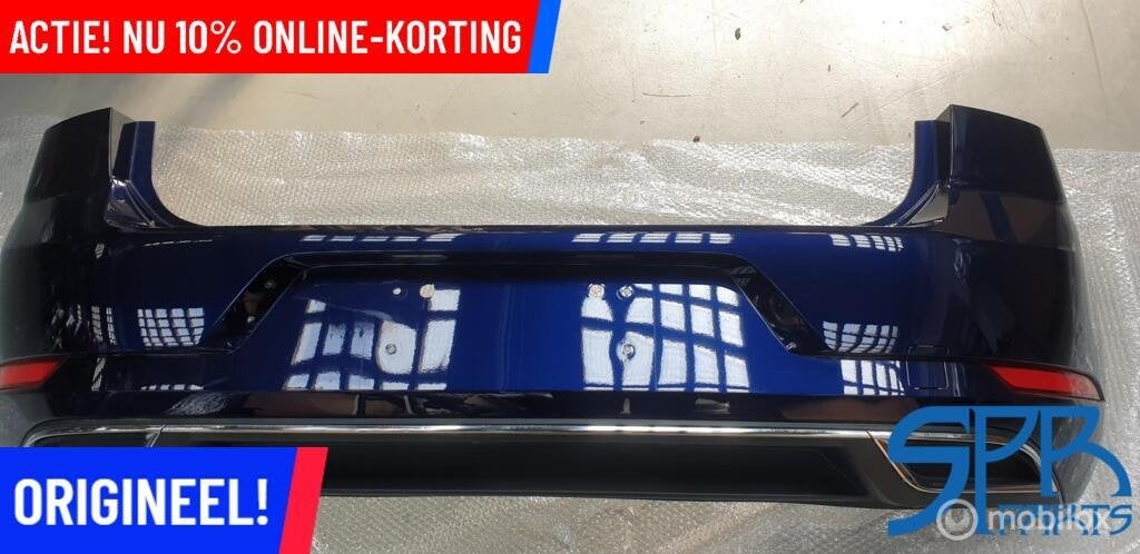 GOLF 7 7.5 FACELIFT HIGHLINE Achterbumper LC5B BUMPER CHROOM, Volkswagen, Nieuw, Ophalen of Verzenden, Achter