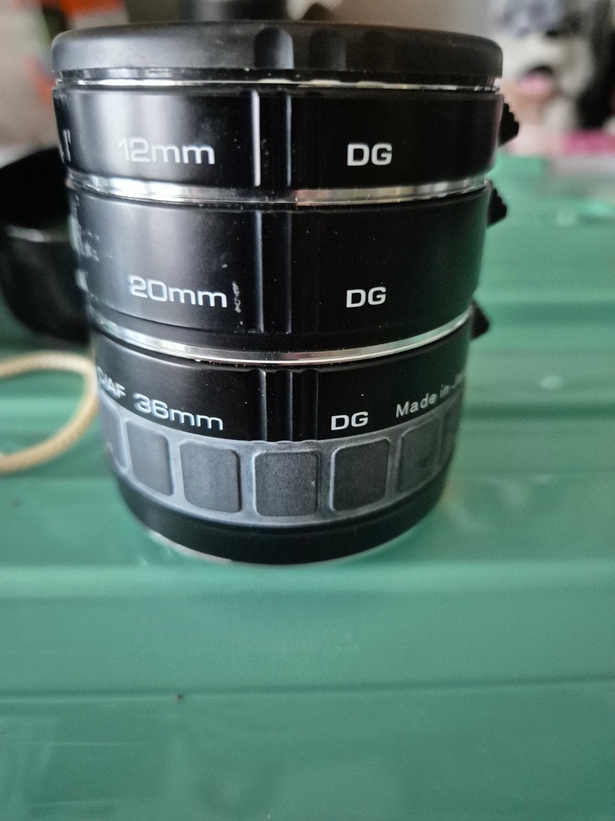 Soligor Extension Tube Set voor C/AF 36mm (12mm, 20mm), Audio, Tv en Foto, Fotografie | Lenzen en Objectieven, Ophalen of Verzenden