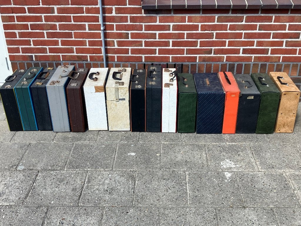 Partij lp/platenkoffers, Ophalen of Verzenden