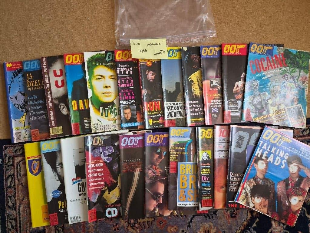 Muziekblad OOR jaargang 1986 minus nr 5, Boeken, Ophalen of Verzenden, Gelezen, Muziek, Film of Tv