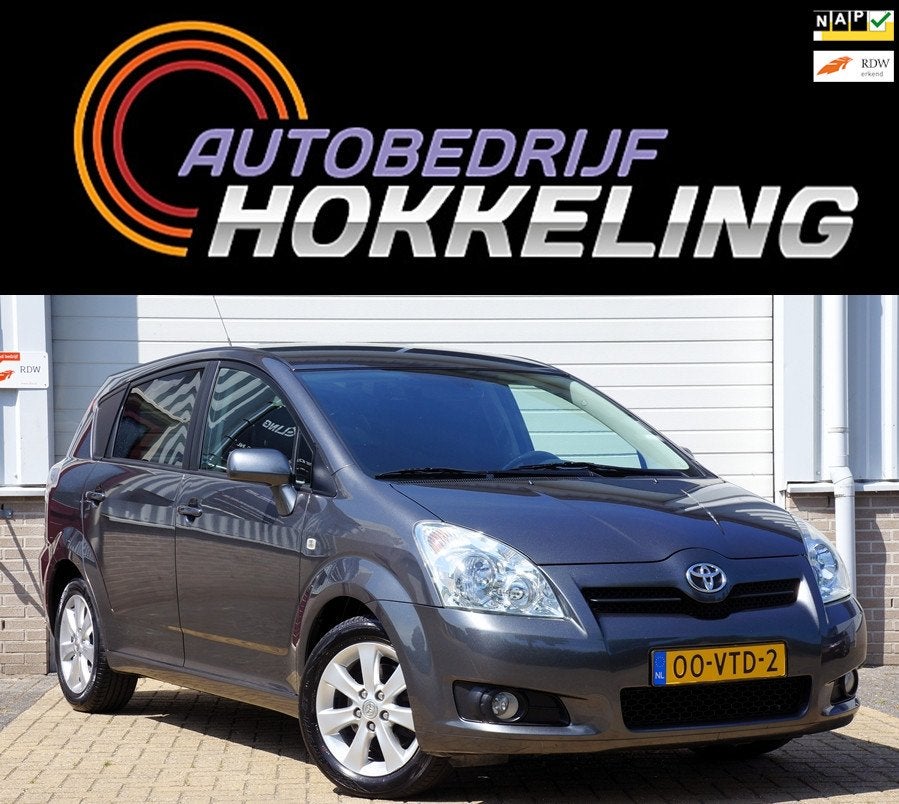 Toyota Verso 2.2 D-4D Luna; Navigatie+Climate control=DEALER, Voorwielaandrijving, Automatische klimaatregeling, Gebruikt, Zwart