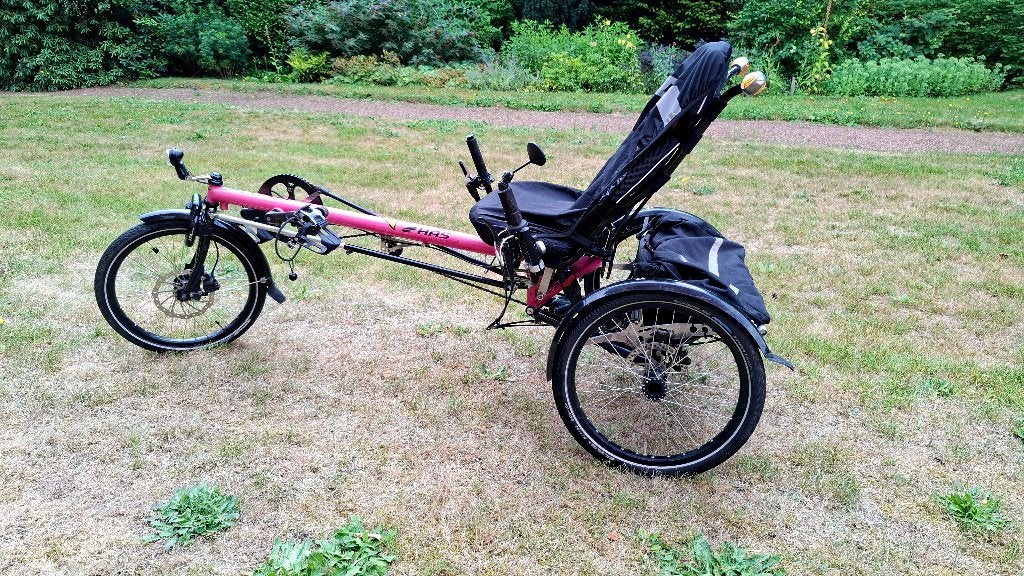 Hase Lepus Bike roze, Ophalen, Zo goed als nieuw, Schijfrem, Hase