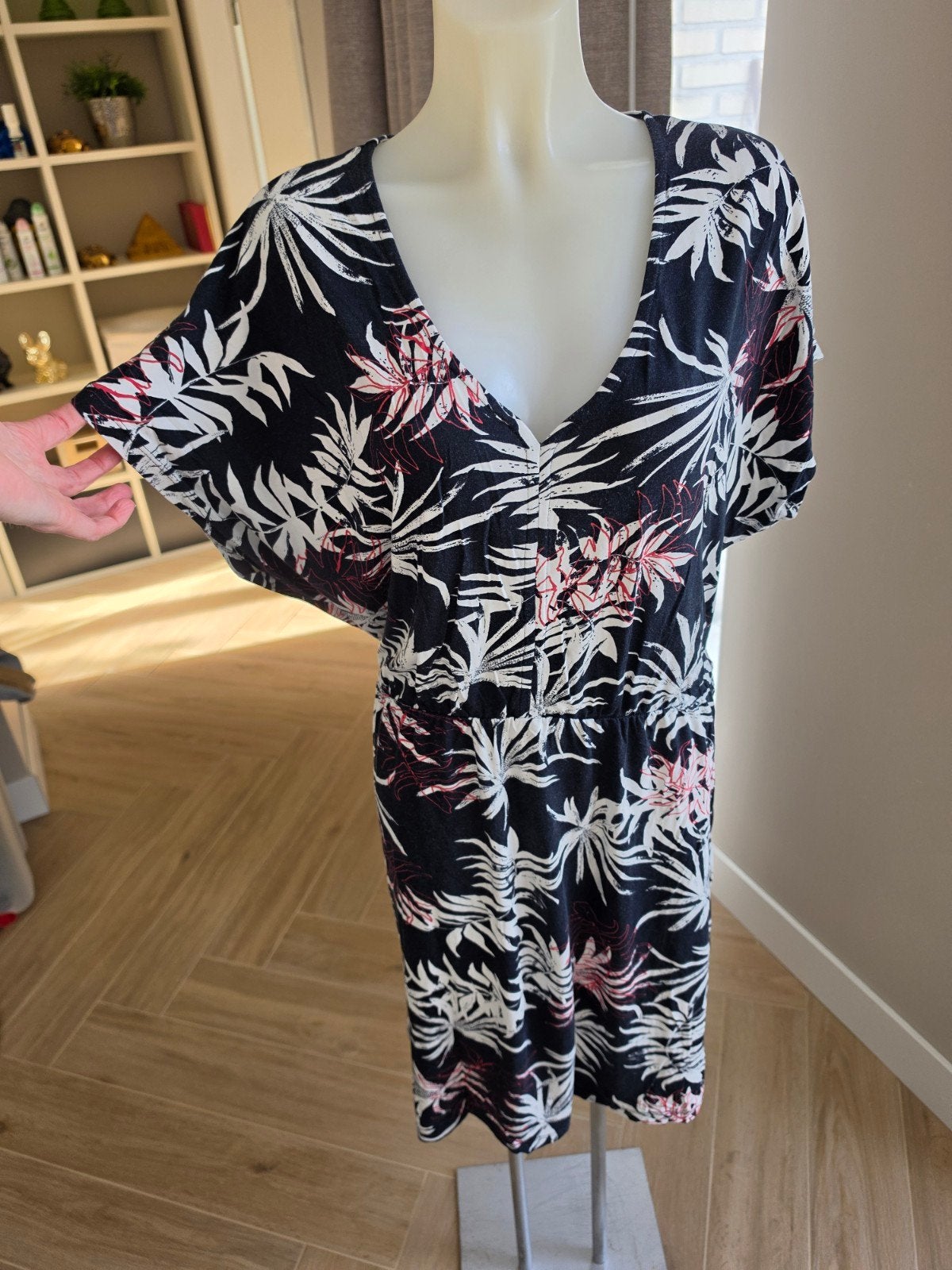 Elvira jurk getailleerd zomer maat xxl heerlijke zachte stof, Kleding | Dames, Grote Maten, Blauw, Jurk, Ophalen of Verzenden