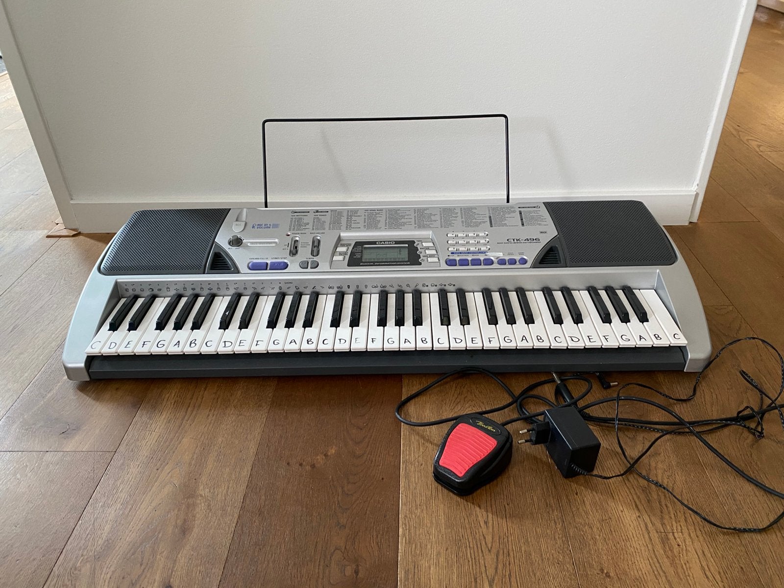 Keyboard, Casio CTK-496, Ophalen, Gebruikt, 61 toetsen, Casio