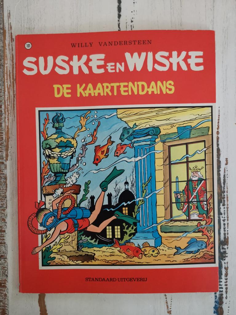 suske en wiske, De Kaartendans 101, Eén stripboek, Ophalen of Verzenden, Gelezen