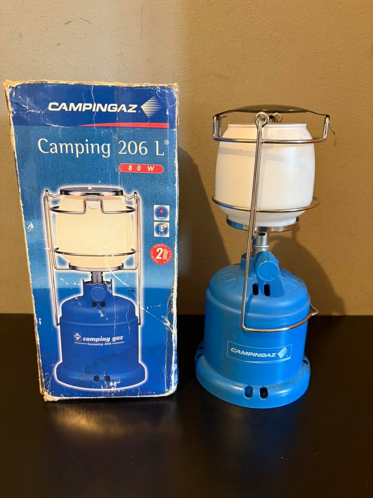 Campingaz 206 L Gaslamp, Ophalen of Verzenden, Zo goed als nieuw