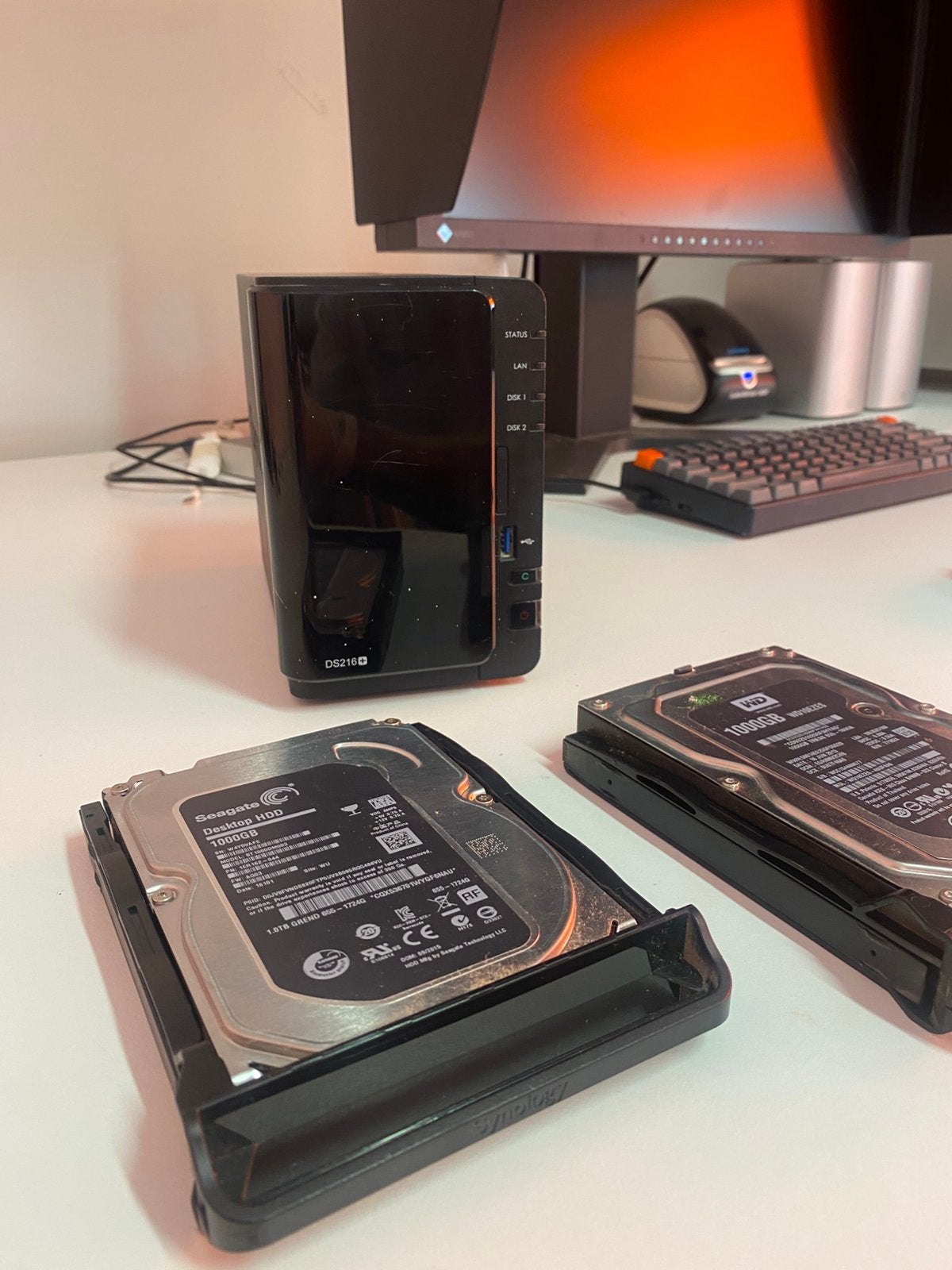 Synology diskstation DS216 NAS, Ophalen of Verzenden, Gebruikt