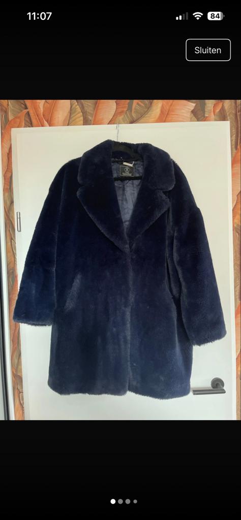 Rino Pelle jas dames maat 42, Ophalen of Verzenden, Zo goed als nieuw, Maat 42/44 (L), Blauw