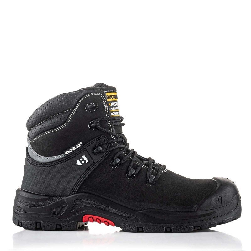 BuckBootz Nubuckz NKZ102 S3S Hoge Werkschoenen Zwart 40-47, Werkschoenendeal, Marktplaats@werkschoenendeal.nl, Zwart, Buckbootz