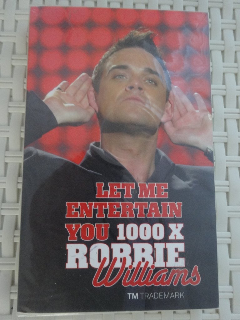 Let me entertain you - 1000x Robbie Williams - NIEUW, Boeken, Nieuw, Ophalen of Verzenden, Film, Tv en Media, Willem Uylenbroek