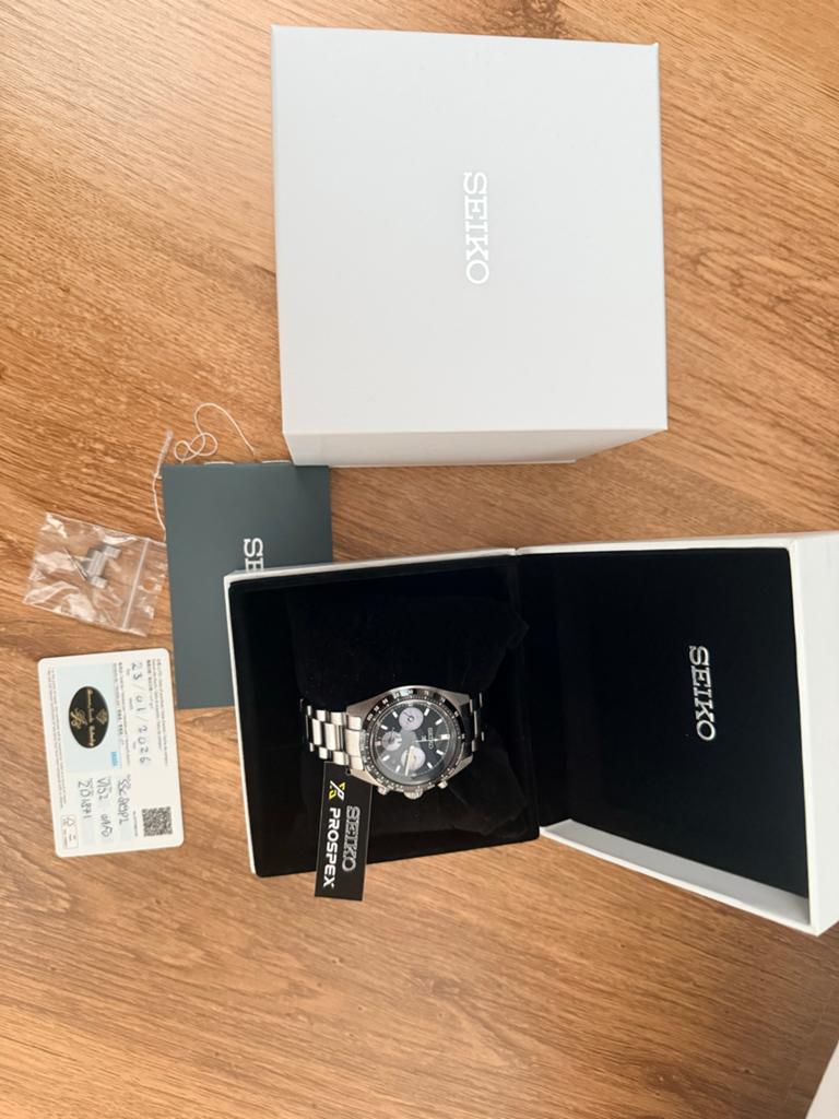 Seiko Prospex Speedtimer - Zo goed als nieuw, Seiko, Staal, Polshorloge, Ophalen of Verzenden
