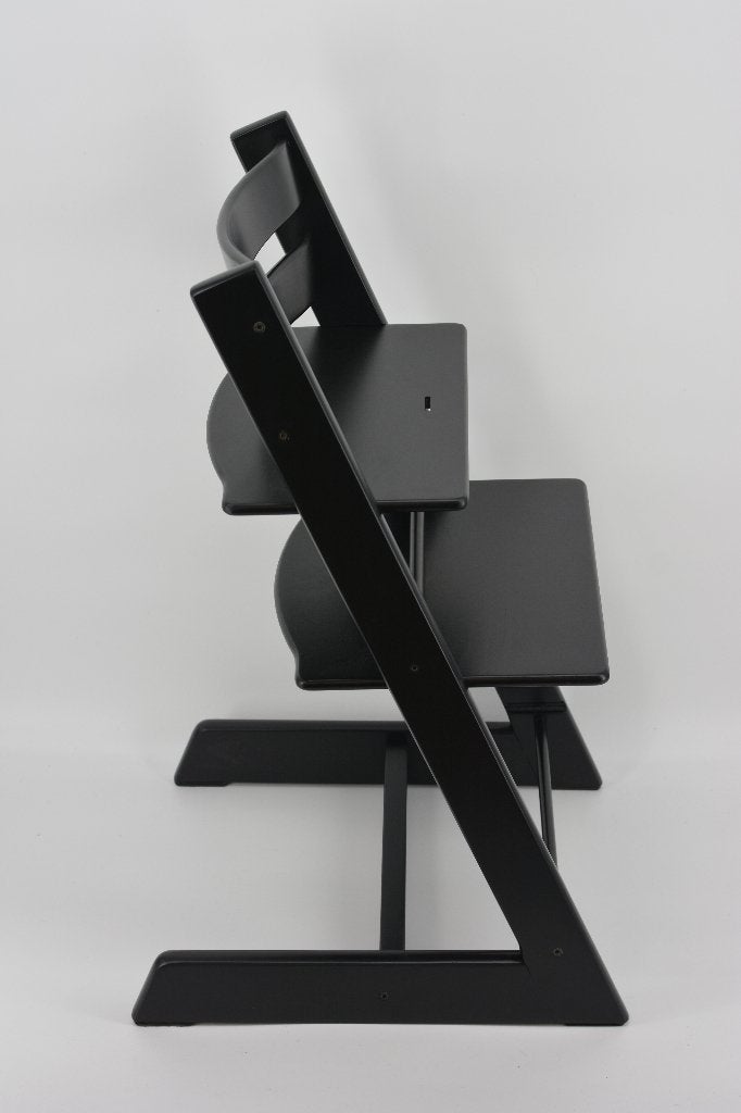 Stokke Tripp Trapp Zwart – Refurbished model, Verzenden, Zo goed als nieuw, Meegroeistoel, Gordel(s)