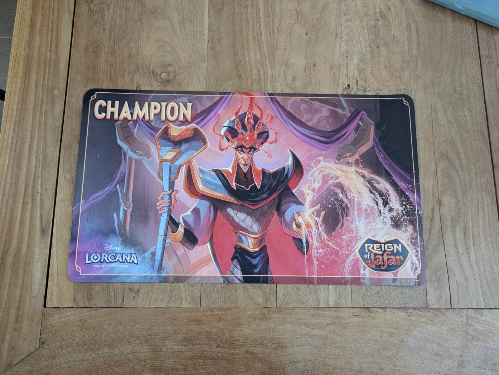 lorcana - jafar set championship playmat, Ophalen of Verzenden, Nieuw, Overige typen