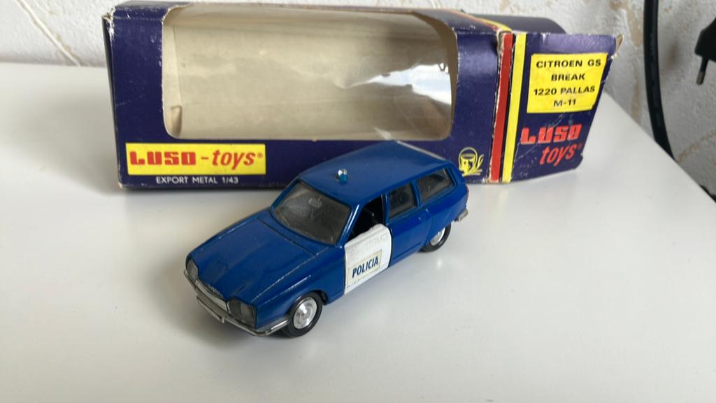 Luso-toys Citroën GS Break Politie M-11 - Vintage Speelgoed, Ophalen of Verzenden, Gebruikt, Auto, Overige merken