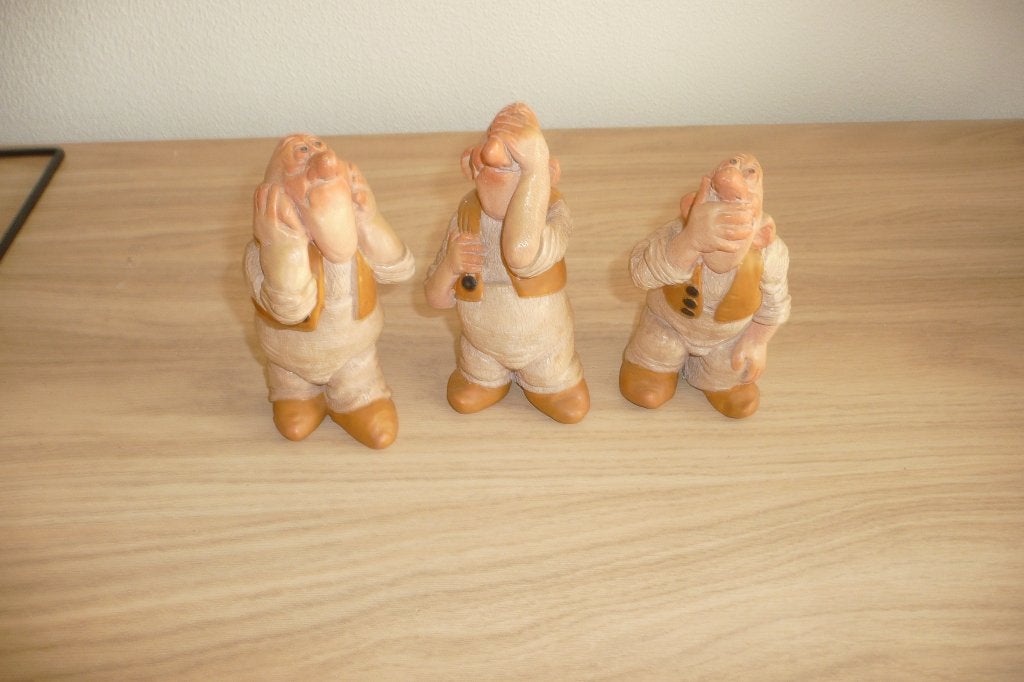 Laatste Horen-Zien en zwijgen beeldjes, Ophalen of Verzenden, Zo goed als nieuw, Dier