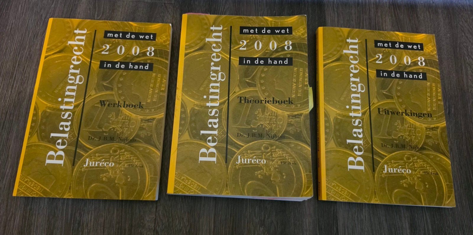 Belastingrecht met de wet in de hand 2008 - Complete set, Boeken, Nijhuis, Zo goed als nieuw, Gamma, HBO