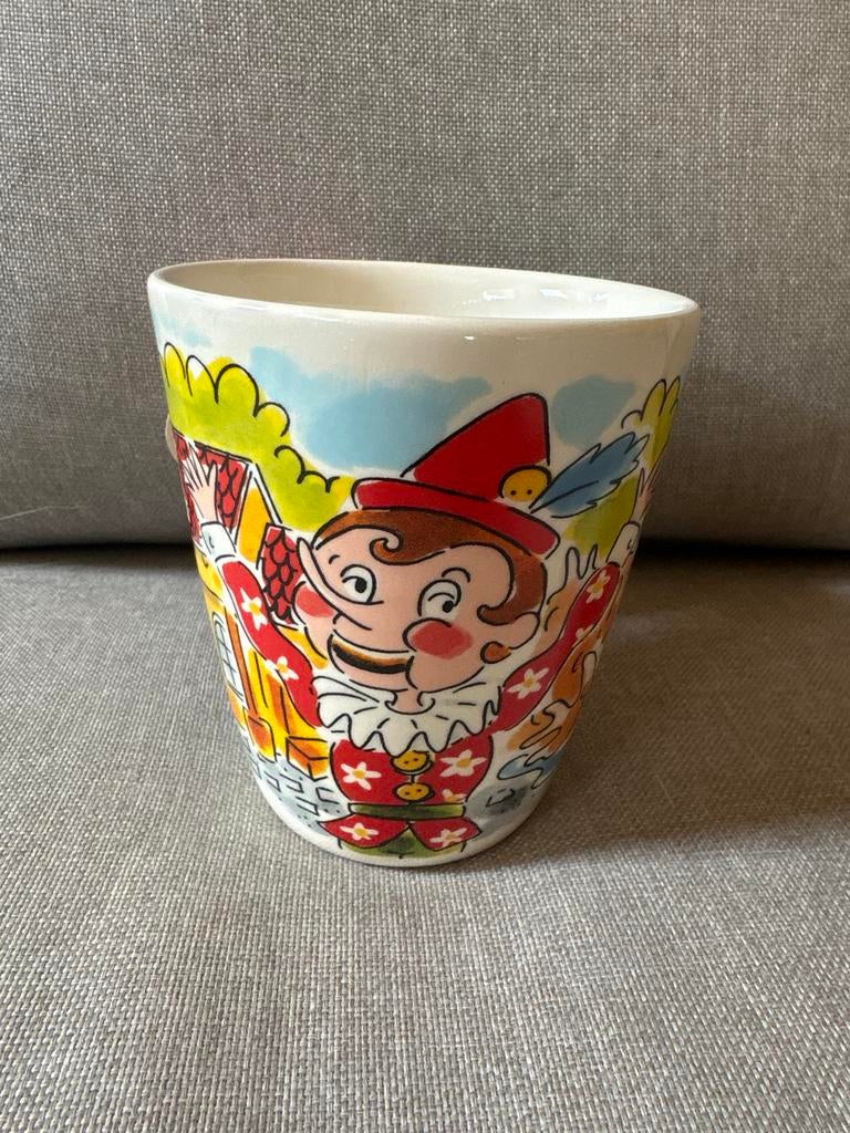 Blond Amsterdam Efteling Pinokkio mok nieuw met prijskaartje, Ophalen, Blond Amsterdam, Nieuw, Kop(pen) en/of Schotel(s)