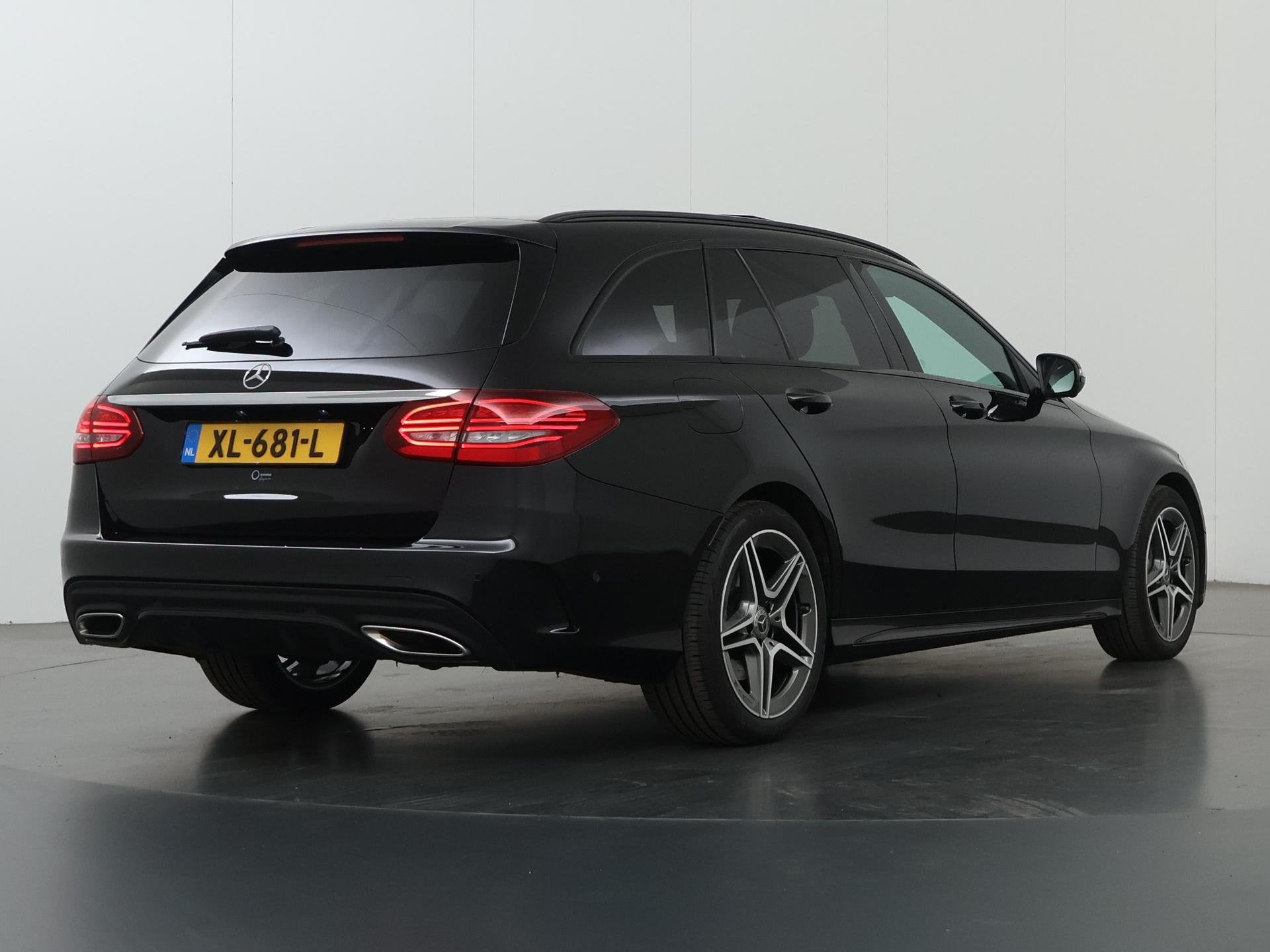 Mercedes-Benz C-klasse Estate 160 Business Solution | AMG |, Auto's, 129 pk, Leder en Stof, Zwart, C-Klasse