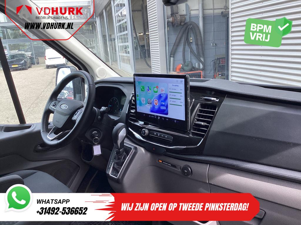 Ford Transit 2.0 TDCI 170 pk Aut. L3H2 Adapt.Cruise/ Bi-Xeno, Stof, 4 cilinders, Wit, Bedrijf