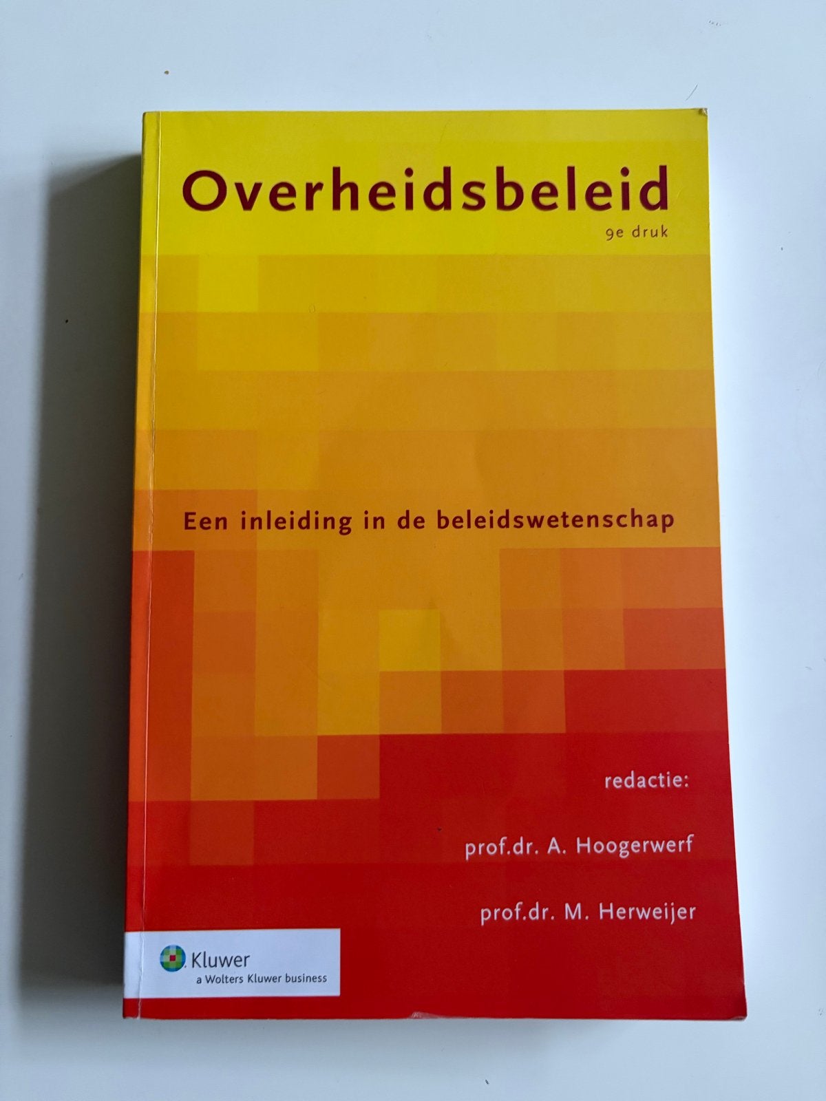 Overheidsbeleid - Een inleiding in de beleidswetenschap, Ophalen of Verzenden, Gamma, Gelezen, HBO