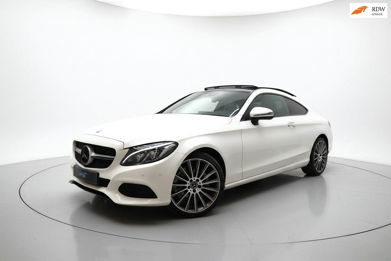 Mercedes-Benz C-klasse Coupé 180 Premium Plus AUTOMAAT, Auto's, Automaat, Achterwielaandrijving, 4 stoelen, Wit