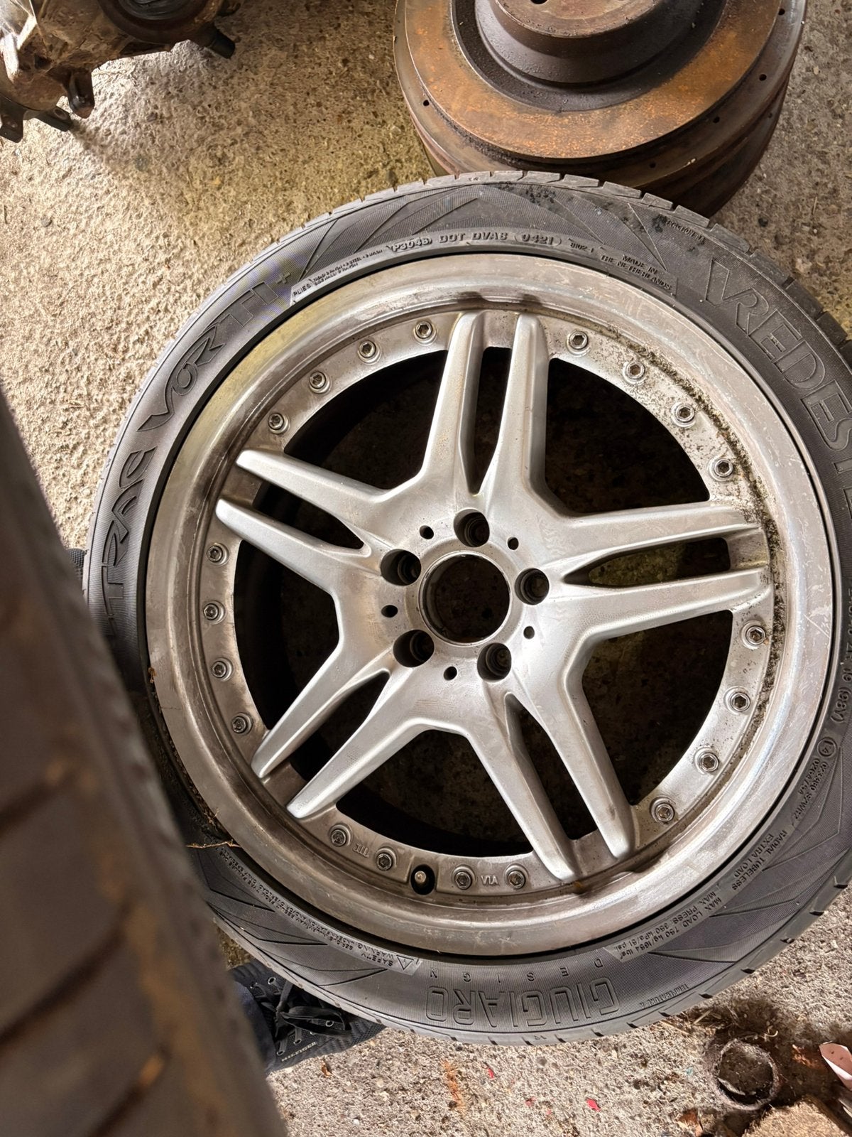 Amg wielen 5 stuks namaak, Ophalen, Zo goed als nieuw