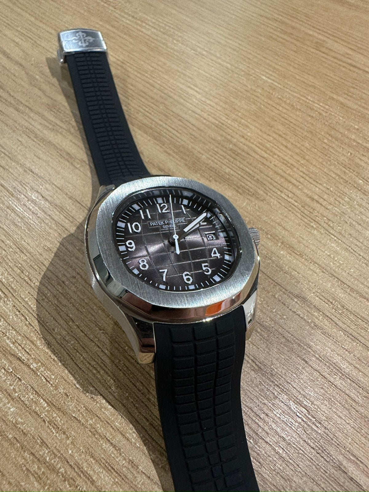 Patek philippe zwart/oranje, Ophalen of Verzenden, Zo goed als nieuw, Overige merken