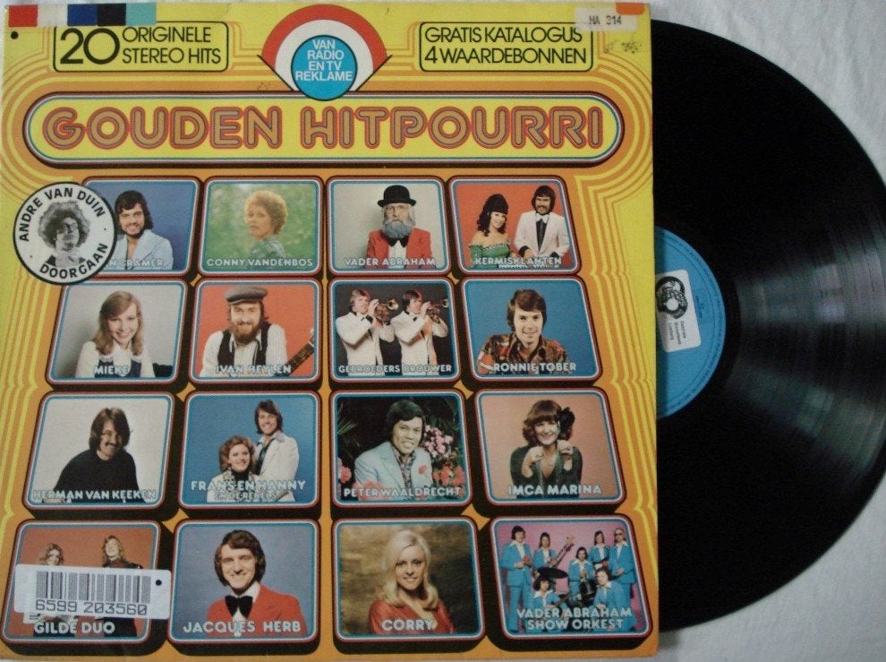Gouden Hitpourri, Cd's en Dvd's, Vinyl | Nederlandstalig, LP, Gebruikt, Overige genres, Ophalen of Verzenden