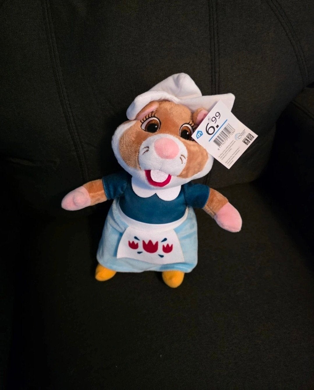 Nieuwe Hamster Knuffel met Schortje - Albert Heijn, Hamster, Nieuw, Ophalen of Verzenden, Klein (minder dan 20 cm)