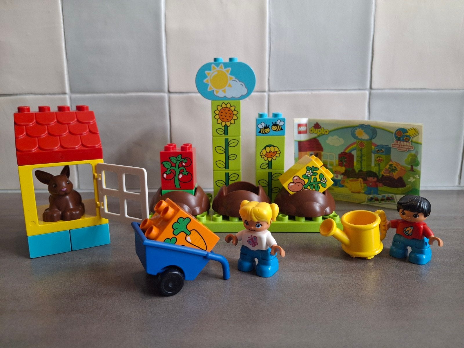 Lego Duplo Mijn Eerste Tuin (10819) - Complete set, Gebruikt, Overige thema's, Ophalen of Verzenden, Complete set