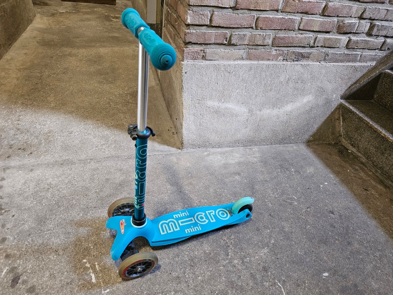 Mini Micro step Deluxe - Aqua - gebruikt., Ophalen, Gebruikt, Gewone step, Mini Micro