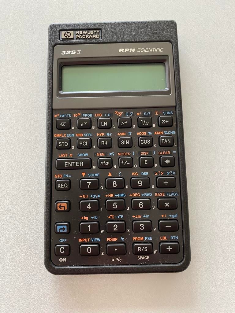 Hewlett-Packard HP 32SII – Mint – NL Manual, Diversen, Rekenmachines, Zo goed als nieuw, Ophalen of Verzenden