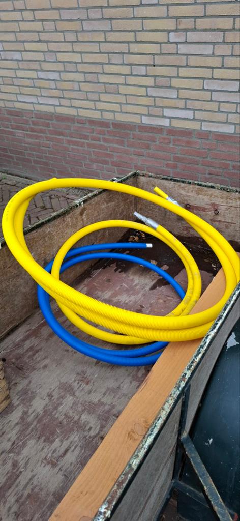 Gasslang 25 mm a 5,5 meter met mantelbuis., Overige materialen, 6 meter of meer, Overige typen, Nieuw