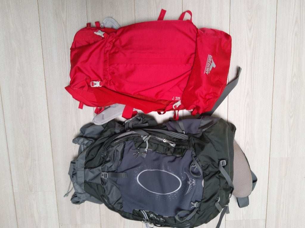Backpack, merk Osprey en Gregory, Ophalen, Gebruikt, Rugzak